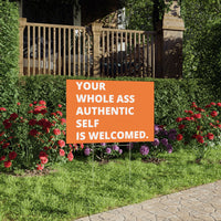 WHOLE Ass Lawn Sign