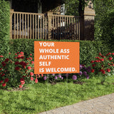 WHOLE Ass Lawn Sign